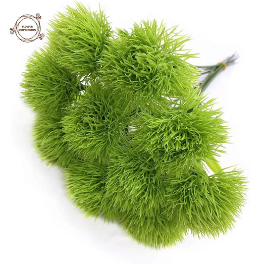 Artificial Dandelion Flowers – Fake Plants for Home & Wedding Artificial Floral Decor Peaceful Pleasures Health and Wellness Green 10pcs