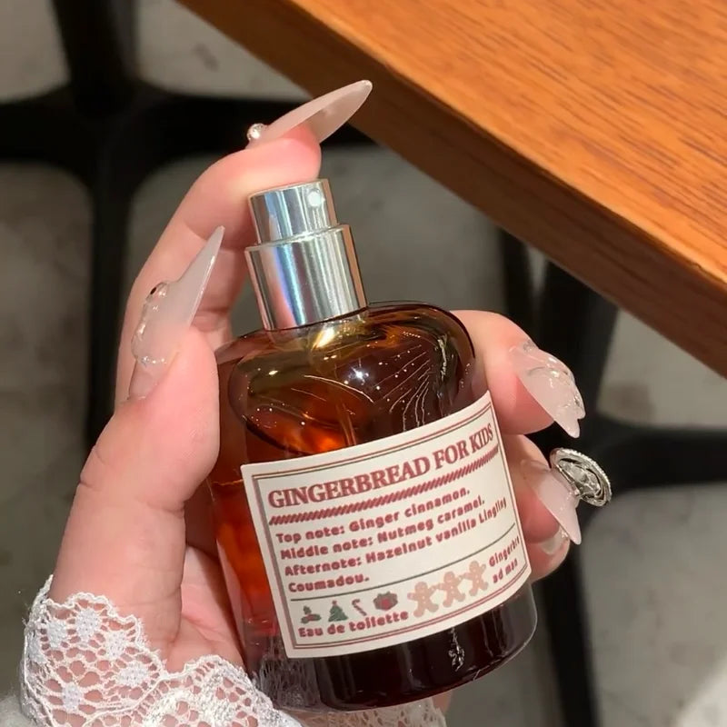 High-end Brand Perfume Long-lasting Fragrance Cream Gingerbread Sweet Christmas Fragrance Spray Gourmet Tune Daily Charm Perfume Peaceful Pleasures Health and Wellness