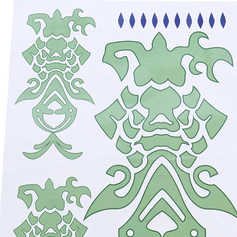 Genshin Impact Xiao Cosplay Temporary Tattoo Stickers