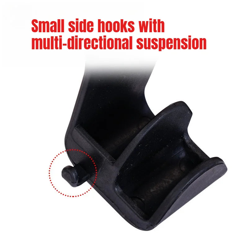 2/4Pcs Car Headrest Hooks Hanger for Bags Seat Back Organizer Holder Clips Auto Fastener Hooks Car Storage Interior Accessories Peaceful Pleasures Health and Wellness