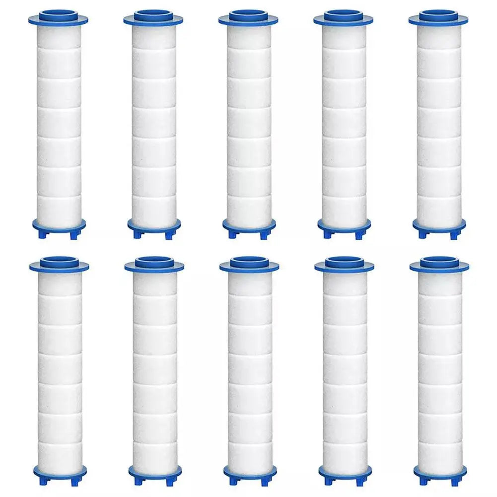 10-Pack PP Cotton Shower Filter Replacement Cartridges