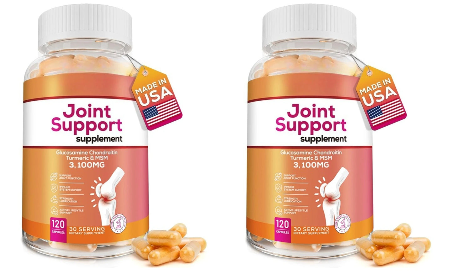 7-in-1 Joint Wellness Formula | Glucosamine Chondroitin MSM Turmeric