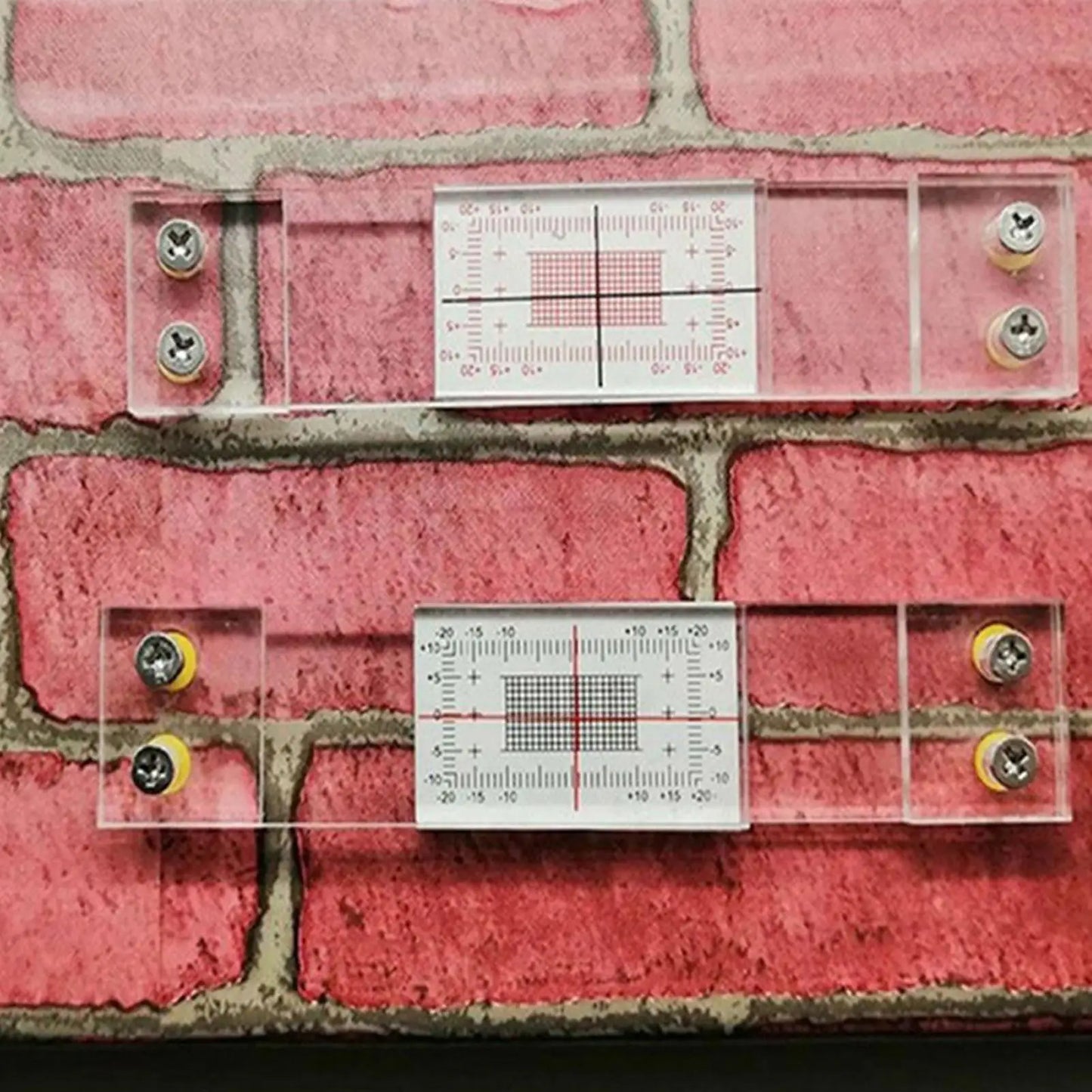 Acrylic Crack Monitor Gauge Ruler | 0–80mm Wall Crack Tracker