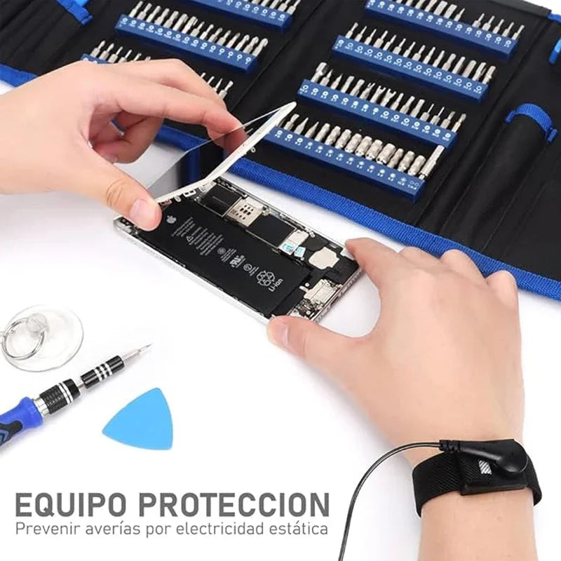 Anti-Static ESD Wrist Strap with Grounding Cable | 1MΩ Resistor