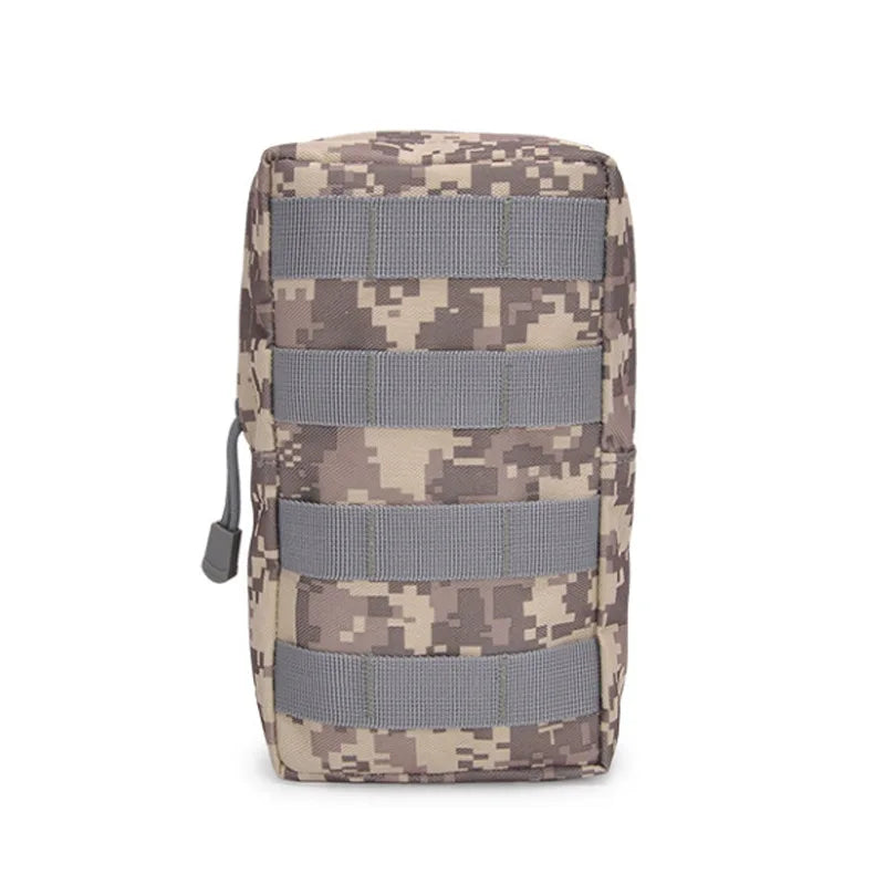 Tactical Molle System Medical Pouch 600D Utility EDC Tool Accessory Waist Pack Phone Case Airsoft Hunting Bag Outdoor Equipment Peaceful Pleasures Health and Wellness ACU
