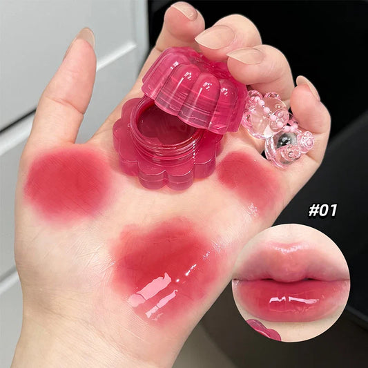 QIBEST Mirror Lip Gloss & Cheek Tint – Hydrating Jelly Stain Lip & Cheek Tint Oasis Select