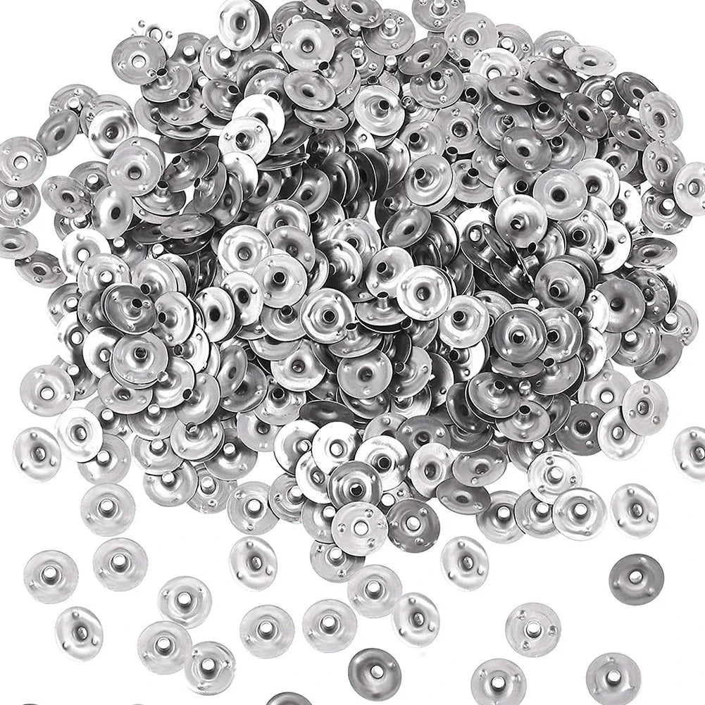 500-Pc Metal Candle Wick Sustainer Tabs | DIY Candle Making Kit