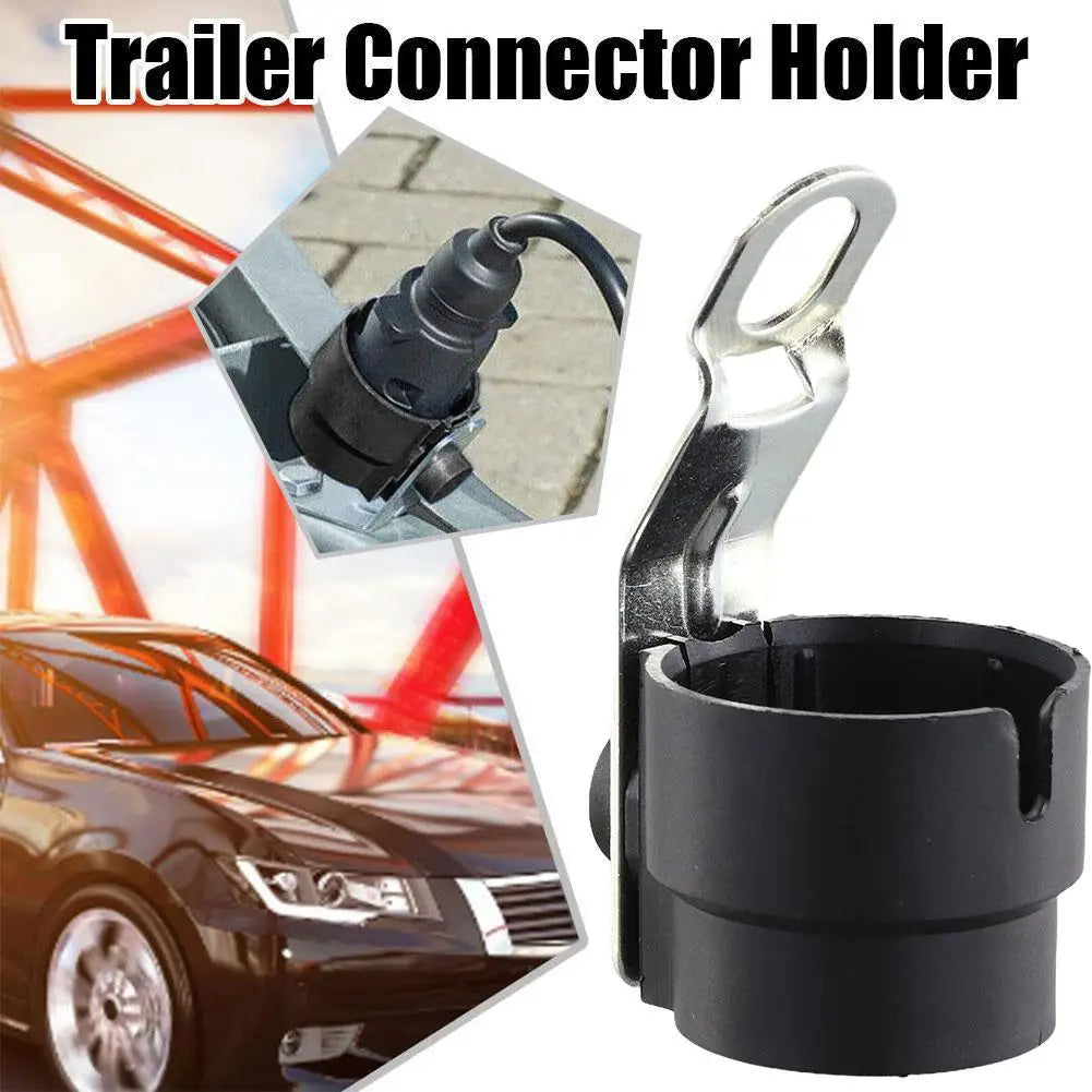 Trailer Connector Holder 7-pin Plug 13 Pin Socket Holder Circular Parking Cover Anti Fouling Plug Adapter Peaceful Pleasures Health and Wellness