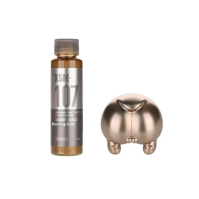 50ml Water-Based Pre-Mixed Metal Paint for Scale Models & Airbrush