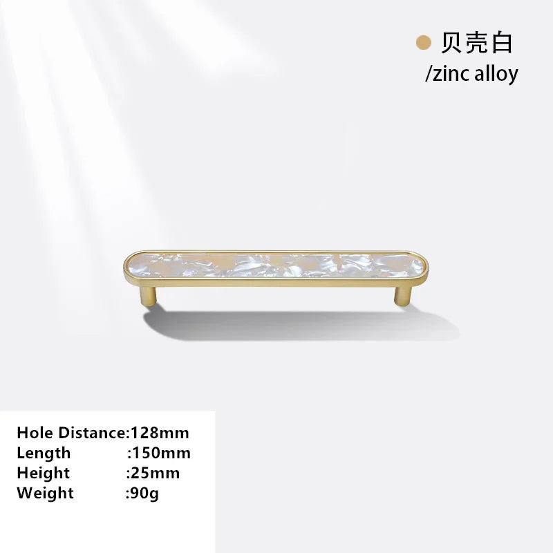 Zinc Alloy Cabinet Drawer Knob – Modern Shell Handle