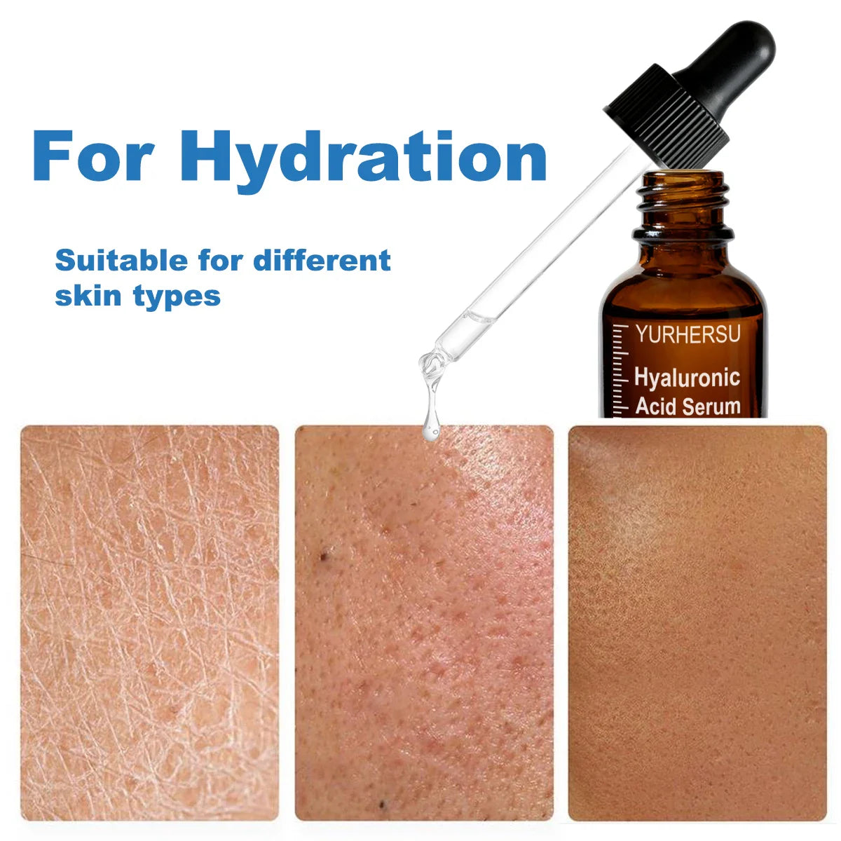 3% Hyaluronic Acid Face Serum 1oz – Hydrating & Plumping