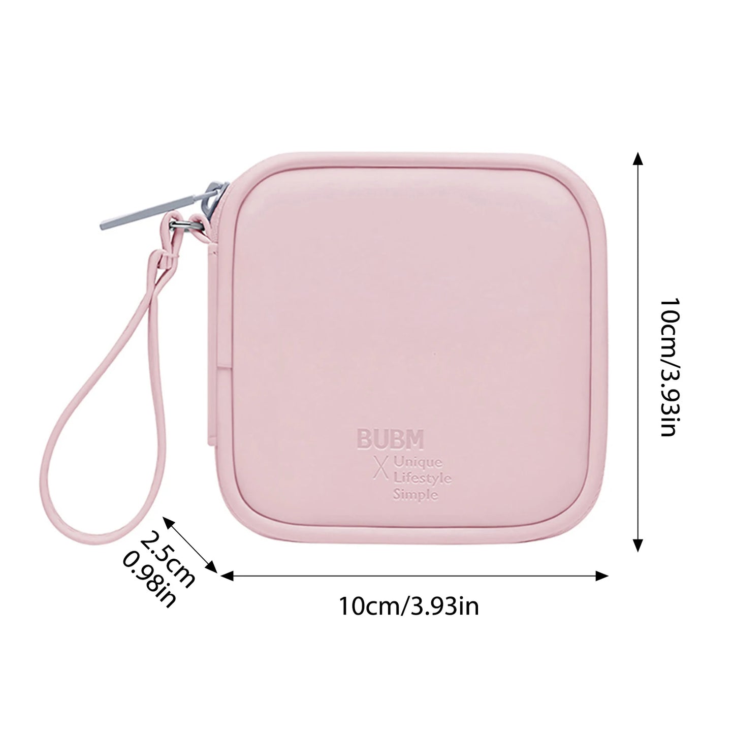 PU Cable Organizer Bag Waterproof with Multiple Compartments for Charging Cables Data Cords and Earphones Peaceful Pleasures Health and Wellness