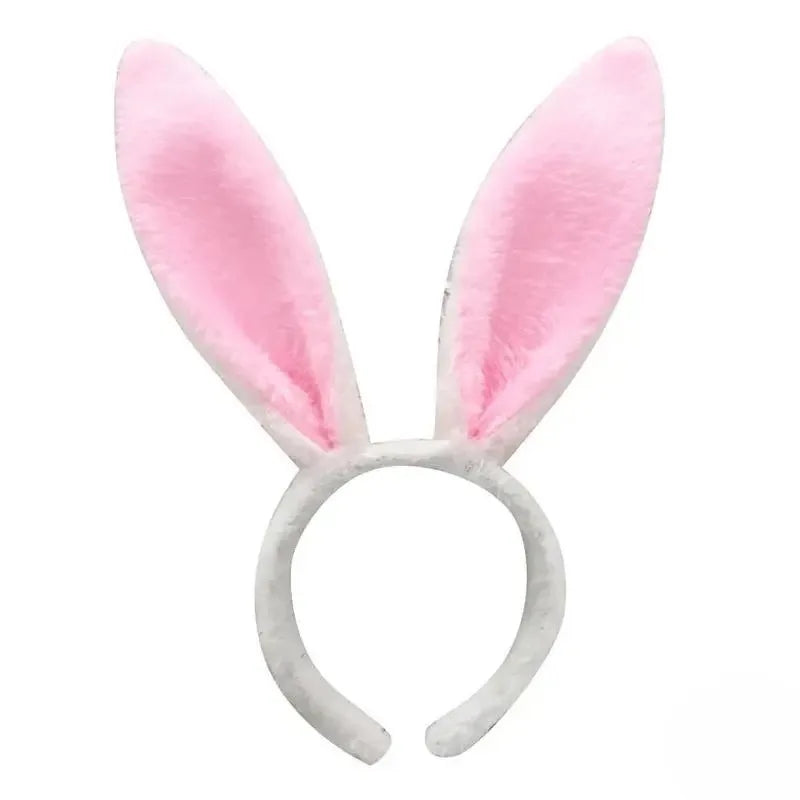Plush Bunny Ears Headband – Easter Cosplay Costume Hair