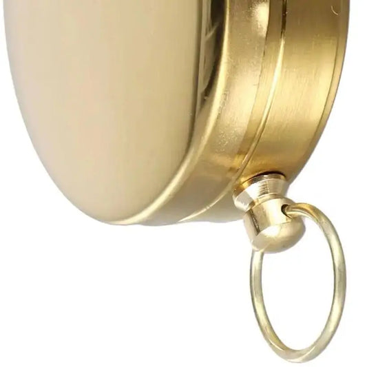 Brass Pocket Compass – Glow in Dark Vintage Navigation Tool Pocket Compass Oasis Select China Mainland