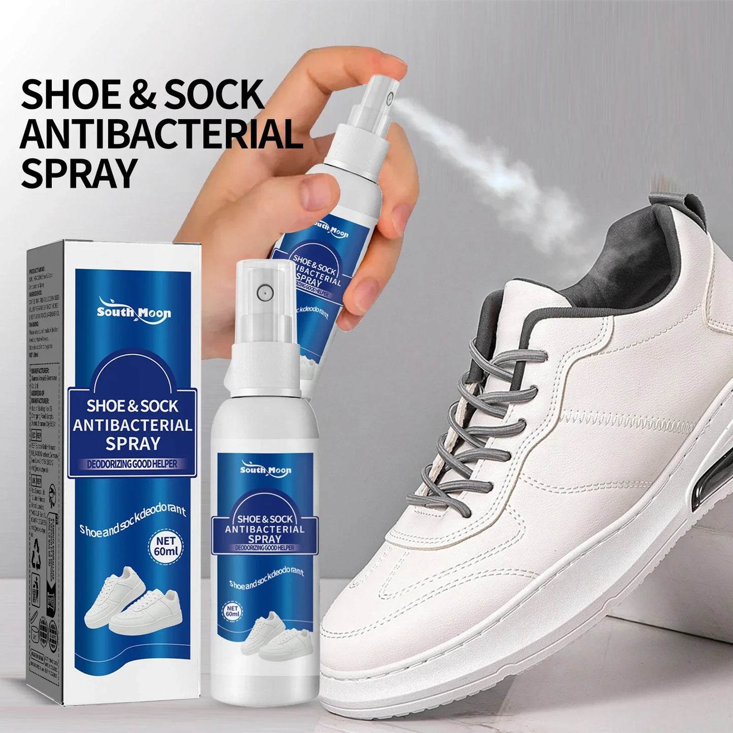 South Moon Shoe & Foot Deodorizer Spray – Antibacterial 60ml
