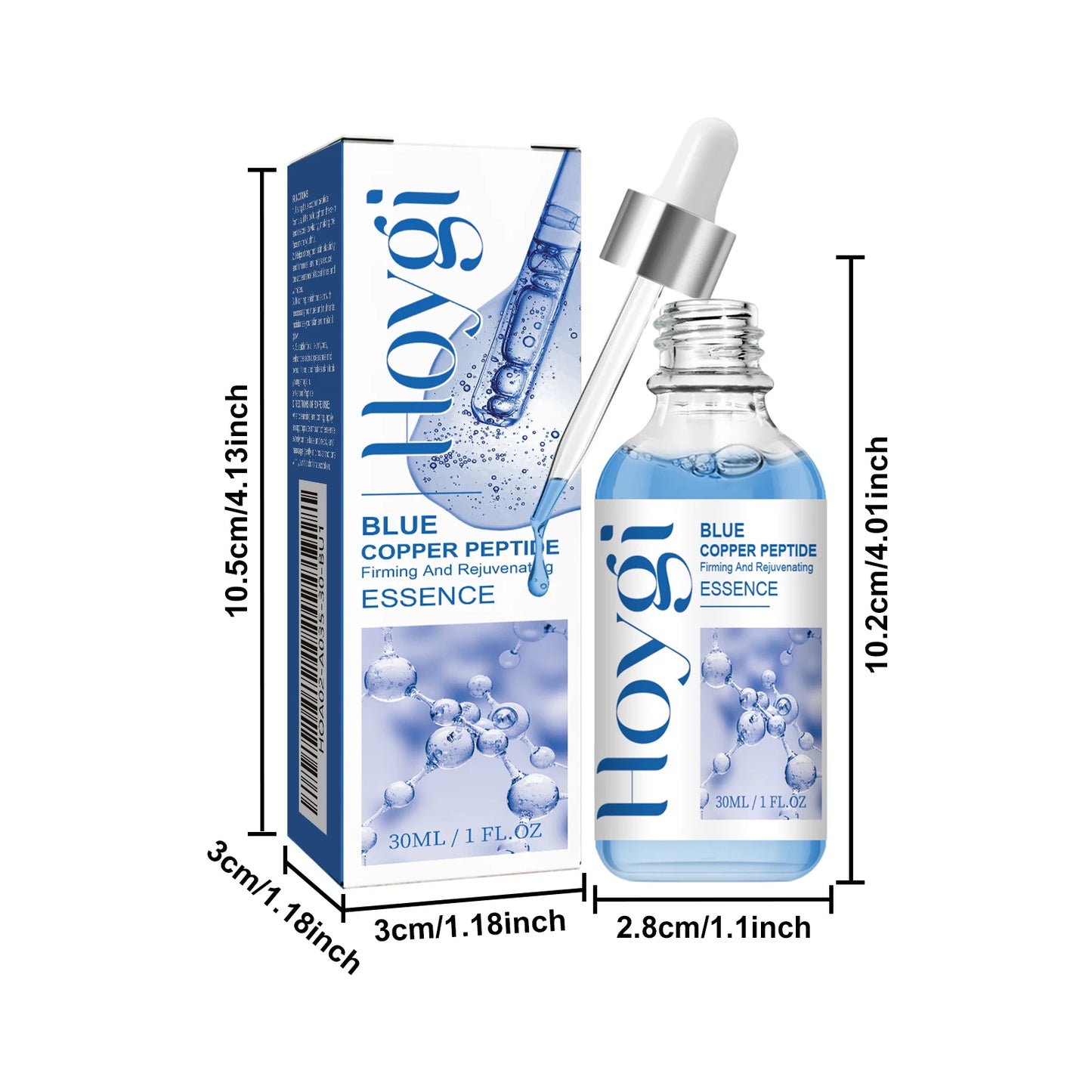 Blue Copper Peptide Firming Face Serum | Anti-Aging Essence