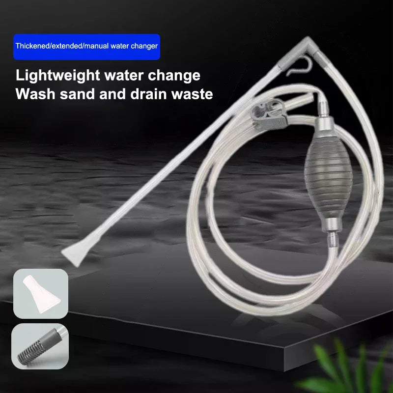 Aquarium Gravel Vacuum Siphon Pump & Water Changer Kit Aquarium Siphon Cleaner Peaceful Pleasures Health and Wellness