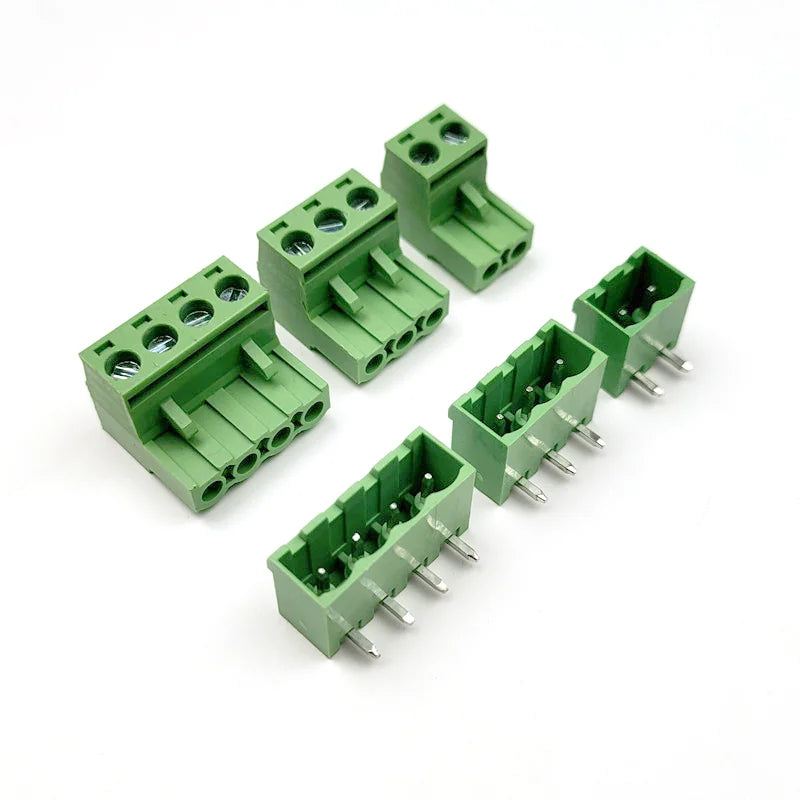 5pcs 5.08mm Pitch PCB Screw Terminal Block Connector Closed PlUG-IN Plug Socket 2EDG 2P 3P 4P 5P 6P 7P 8P 9P 10P 12P Peaceful Pleasures Health and Wellness
