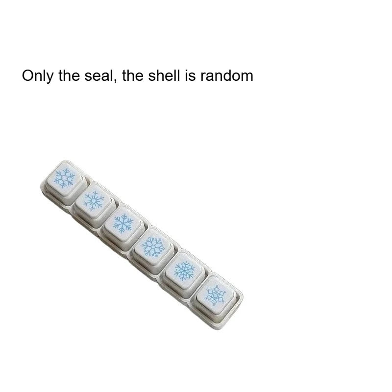 Snowflake and Maple Leaf Pattern Stamp Creative DIY Magazine Scrapbook for Students and Arts and Crafts Decoration Supplies Peaceful Pleasures Health and Wellness snowflake