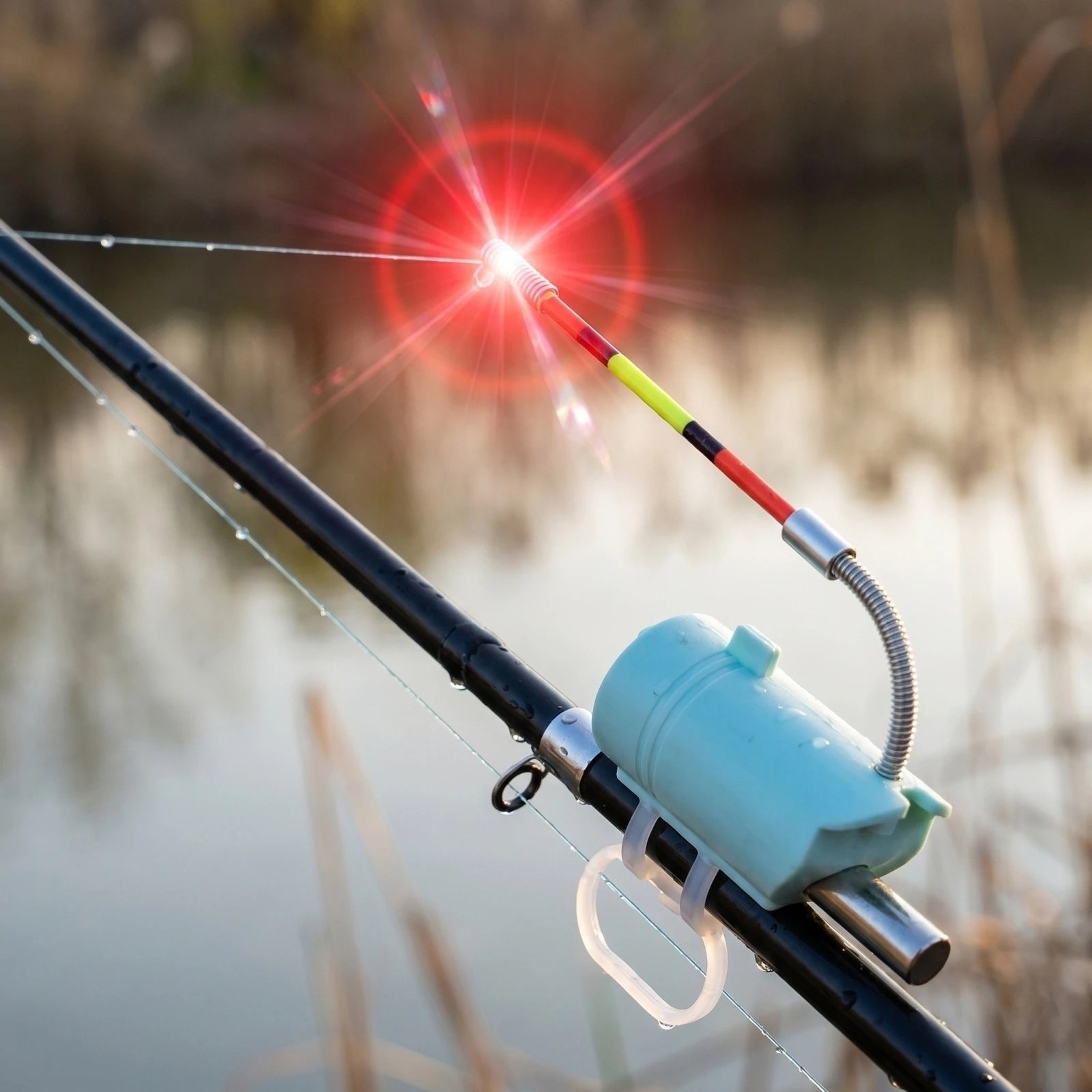NEW! High Sensitivity Fishing Float Alert For Rods, Electronic LED Fishing Sound Alarm, Night Fishing Rod, For Rod Tip Detection Peaceful Pleasures Health and Wellness
