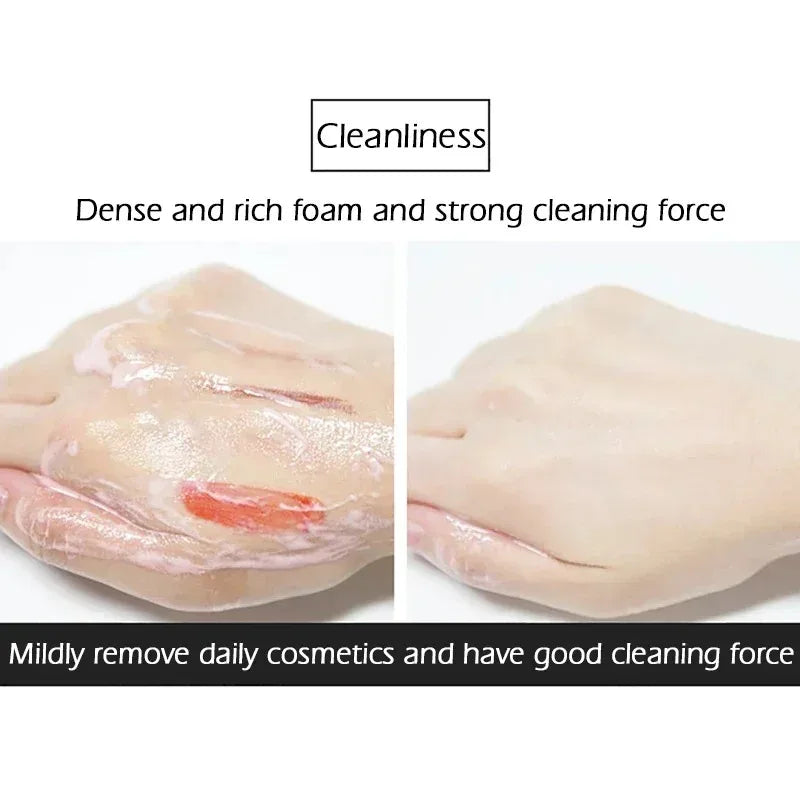 Nicotinamide Amino Acid Face Cleanser Facial Scrub Cleansing Acne Oil Control Blackhead Remover Shrink Pores Skin Care Peaceful Pleasures Health and Wellness