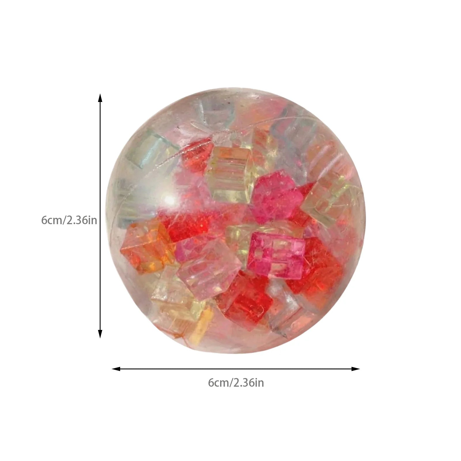 Squishy Balls Ice Beads Stress Relief Toy Super Soft Sensory Fidget Toys for Kids Adults Anxiety Relaxation Squeeze Gift Peaceful Pleasures Health and Wellness