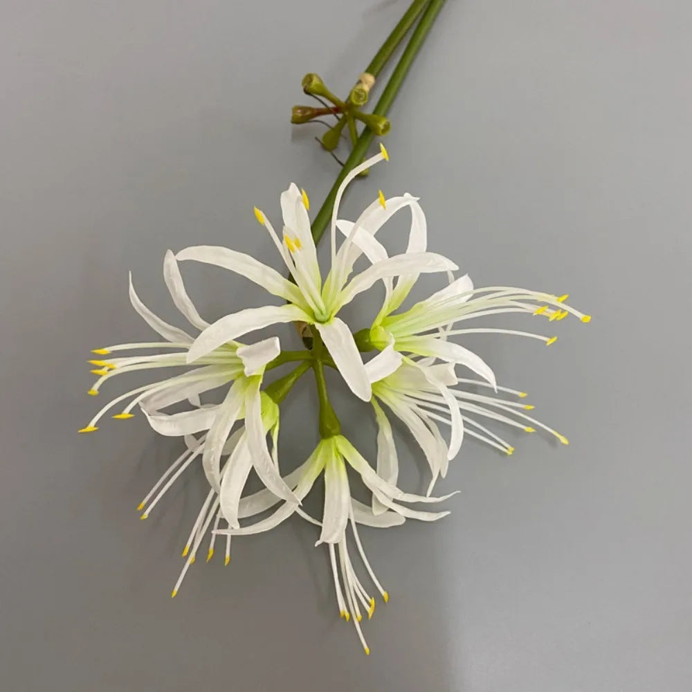 Silk Higanbana Artificial Flower 60cm | Red Spider Lily Decor