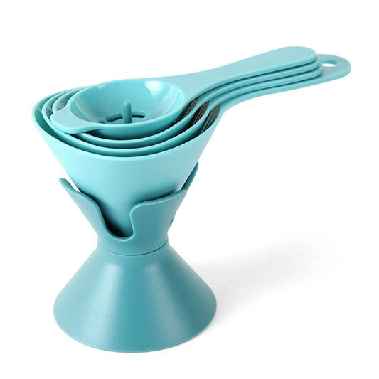 6-in-1 BPA-Free Kitchen Funnel Set with Filter Strainer Kitchen Funnel Set Oasis Select Green