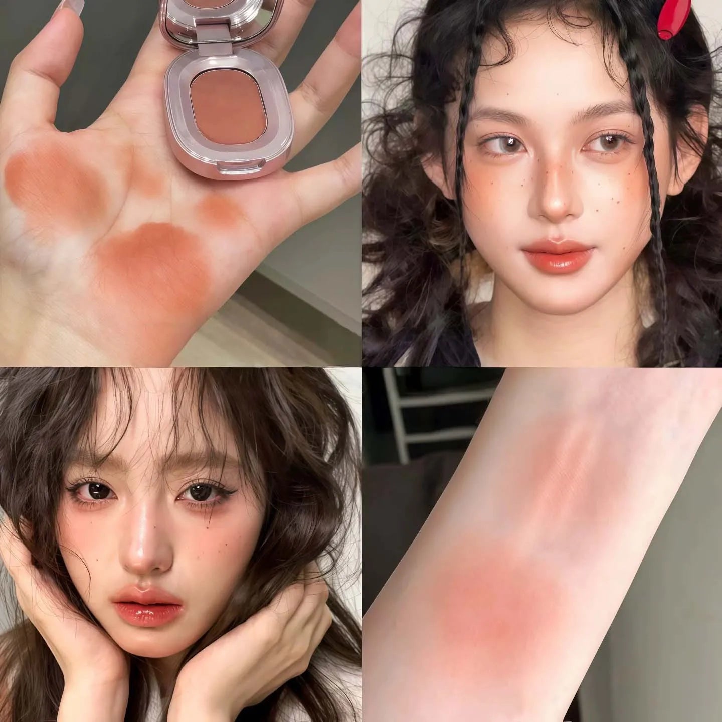 HERORANGE Matte Blush Cream – Multi-Use Lip & Cheek Color