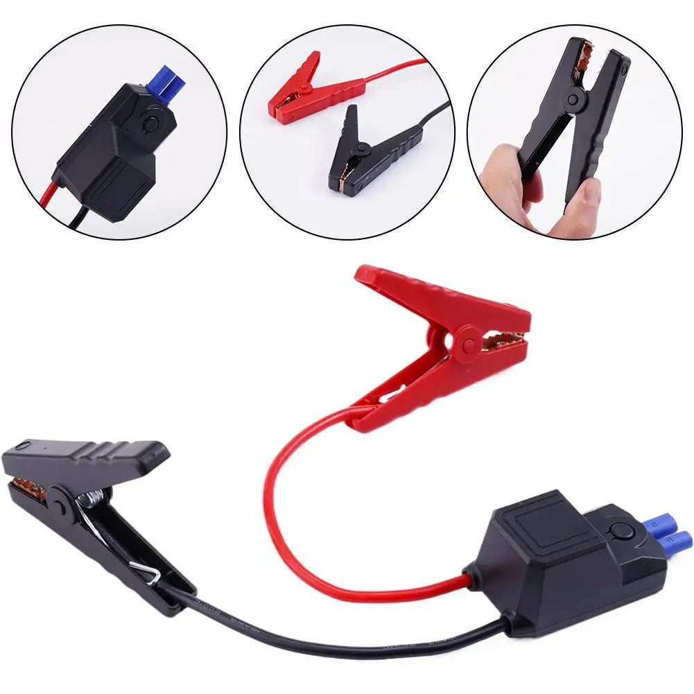Auto Truck Emergency Jump Starter with 500A Clamps Peaceful Pleasures Health and Wellness