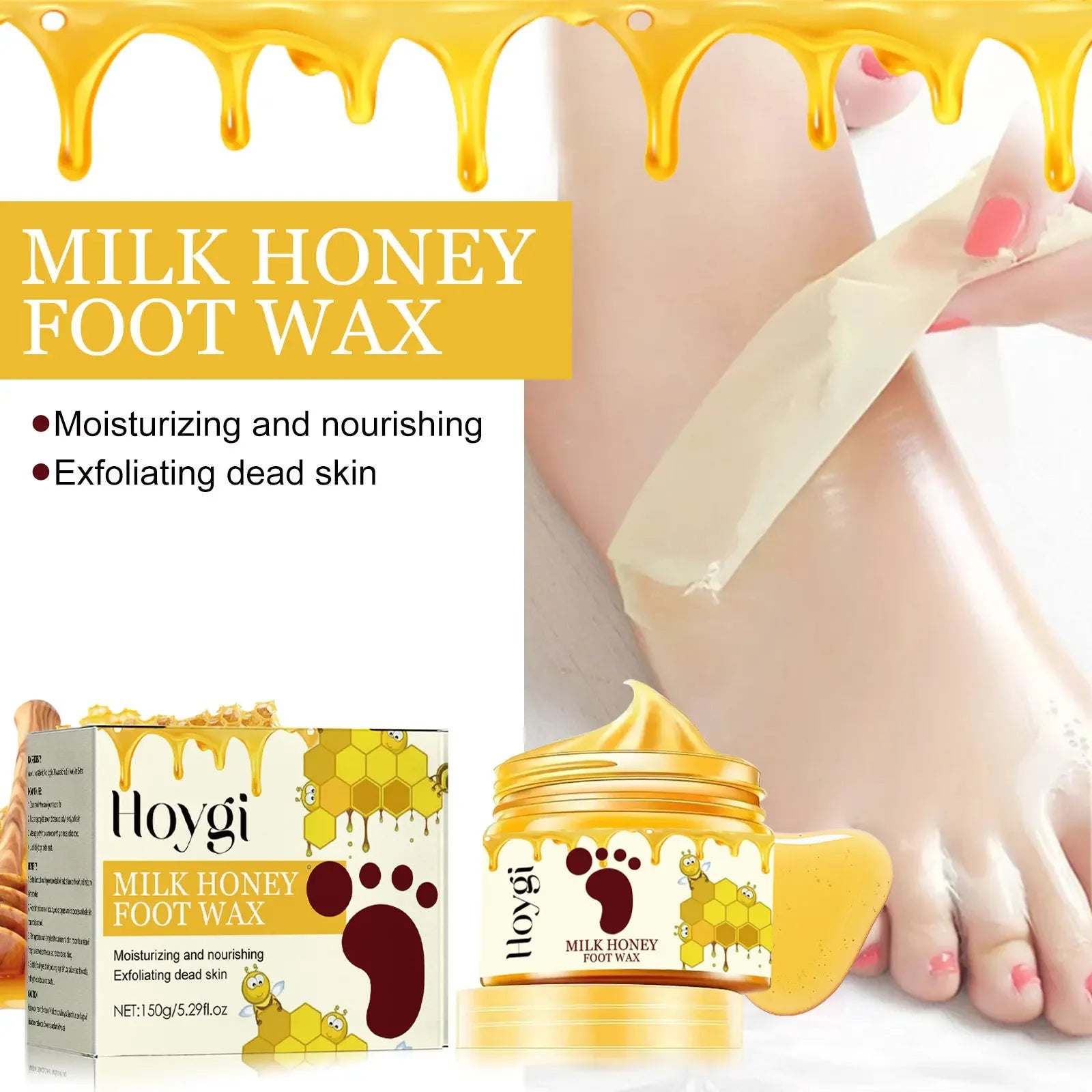 Anti Drying Foot Wax Exfoliating Remove Callus Peeling Soften Repair Roughness Nourishing Hydrating Moisturizing Foot Care Cream Peaceful Pleasures Health and Wellness