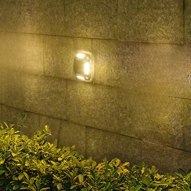 Solar Ground Light – 8 LED Warm Waterproof Outdoor Garden Lamp