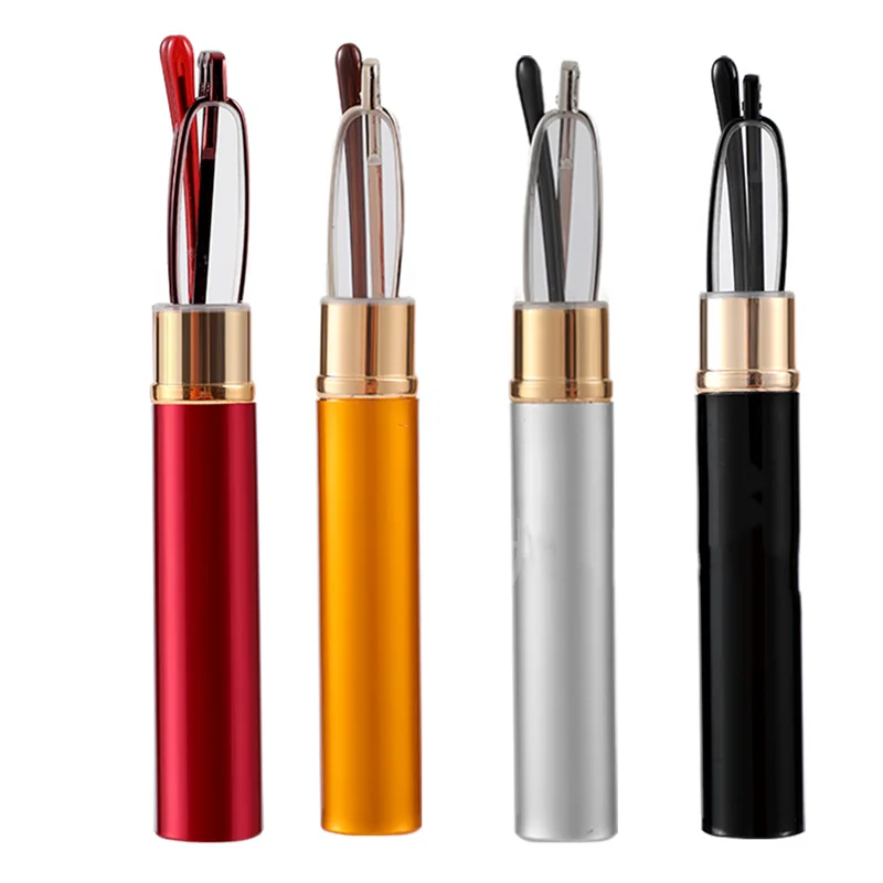 Penholder Presbyopic Glasses, Portable High-Definition Elderly Glasses, Fashionable and Wear-Resistant Metal Frame Peaceful Pleasures Health and Wellness