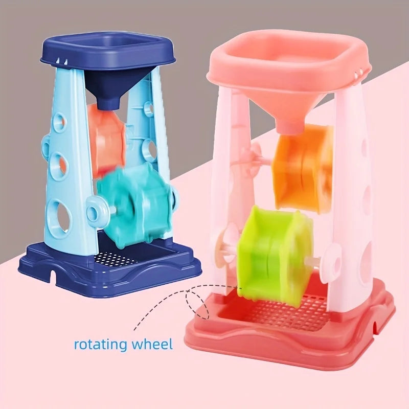 Kids Beach Sand Toy Set – Bucket, Shovel, Rake & Molds