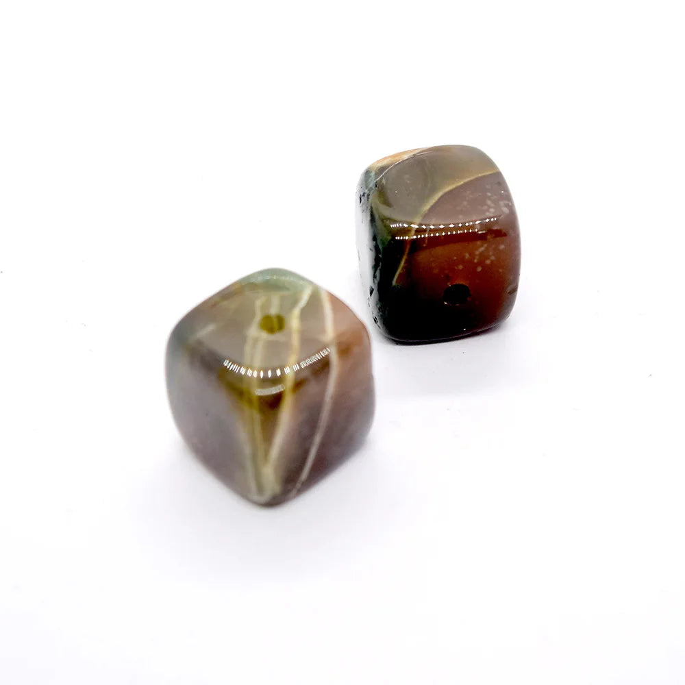 Natural Quartz Crystal Incense Holder | Agate Stone Base