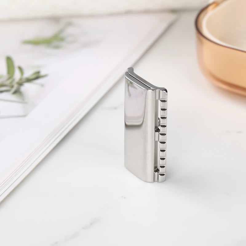2026 YAQI Ghost 70SP Safety Razor Head 316 Stainless Steel Polished 0.7mm Blade Gap - Single Razor Head Peaceful Pleasures Health and Wellness