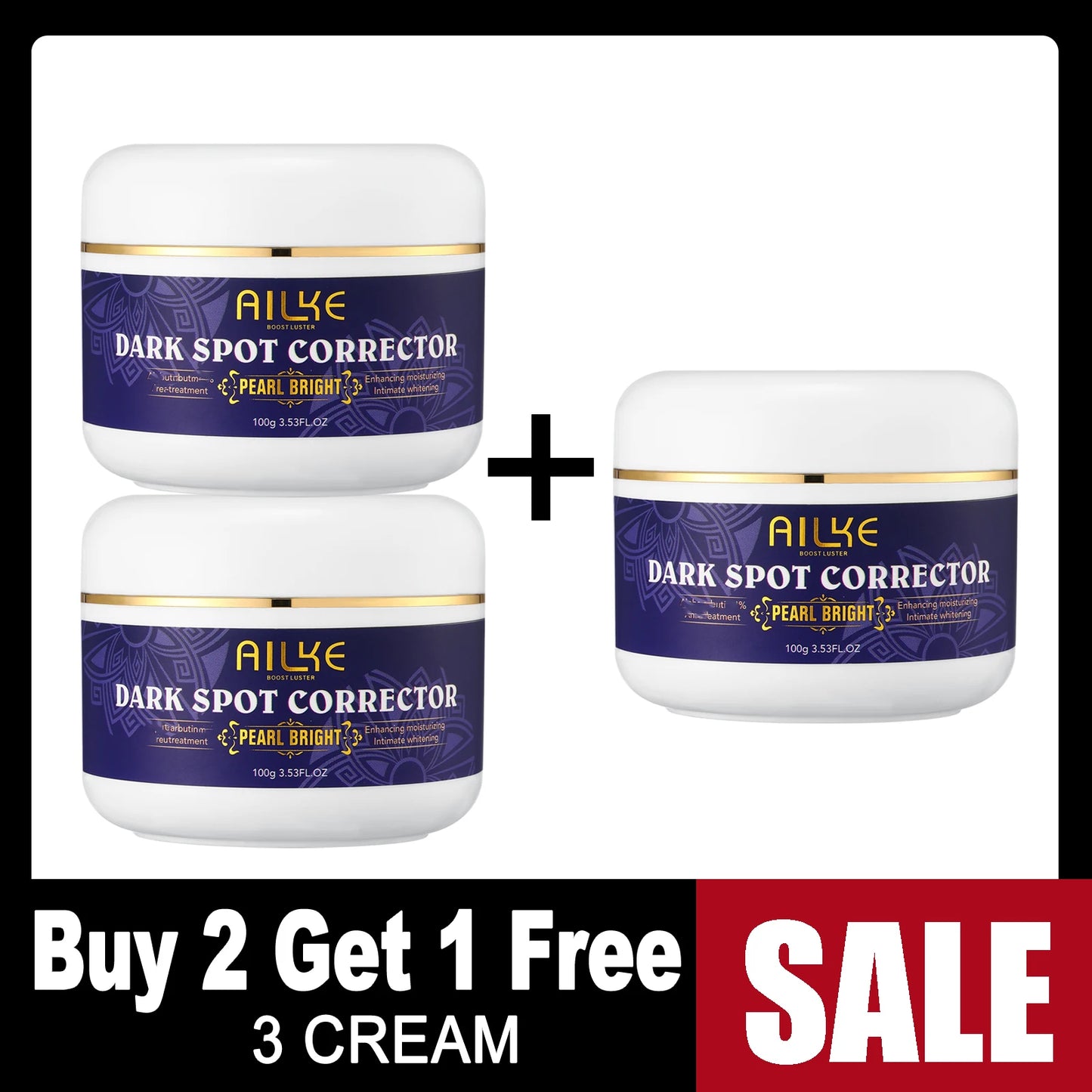 AILKE Double Glutathione Dark Spot Corrector Cream 100ml