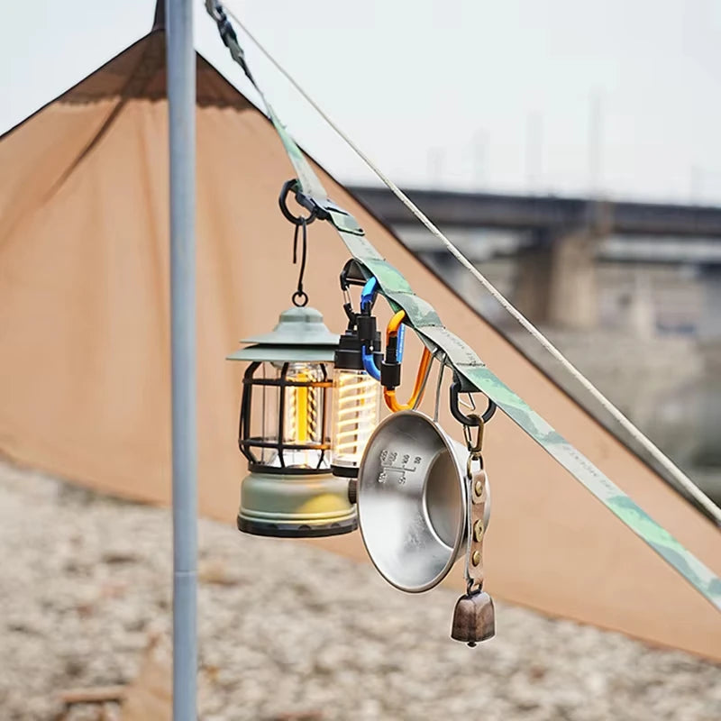 1pcs Outdoor multifunctional diagonal hanging rope with adjustable length expandable single shoulder crossbody backpack strap Peaceful Pleasures Health and Wellness