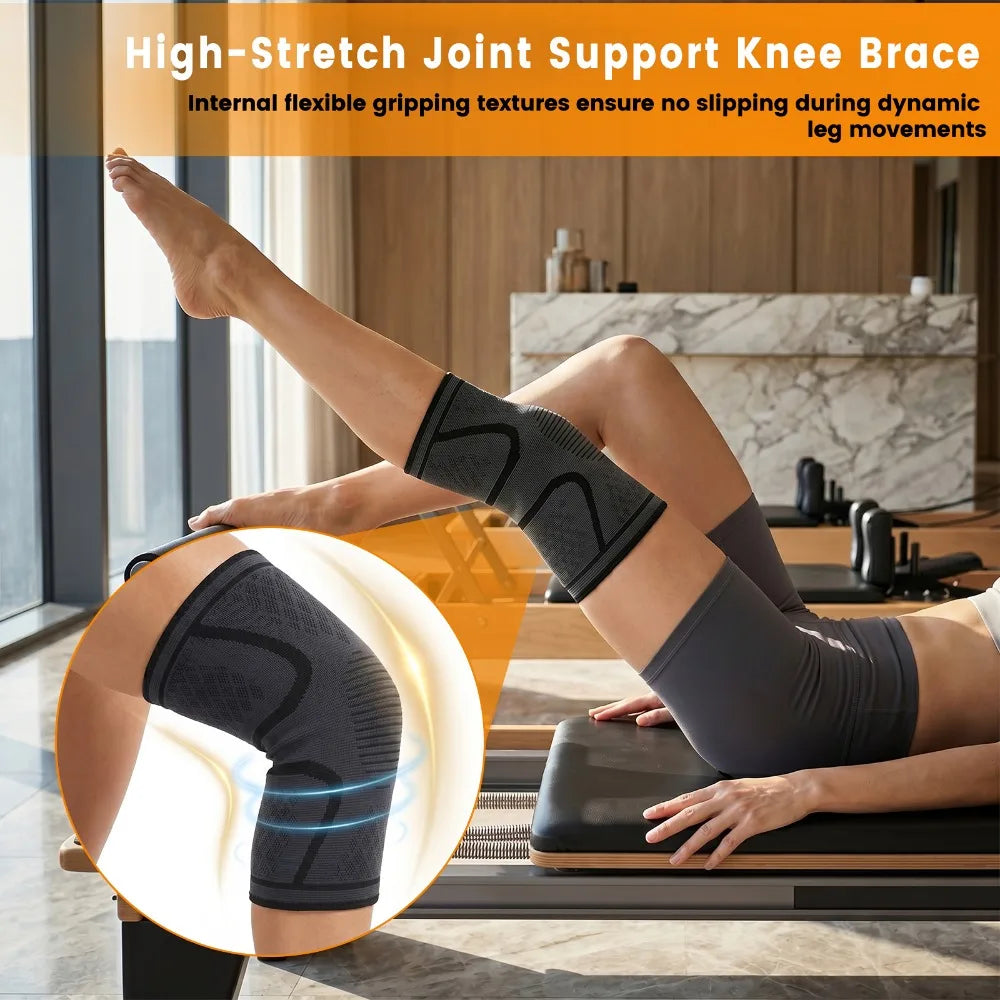 Knee Support Sleeve for Knee Pain, Breathable Compression Knee Brace for Running Cycling Basketball Gym Arthritis Relief Peaceful Pleasures Health and Wellness