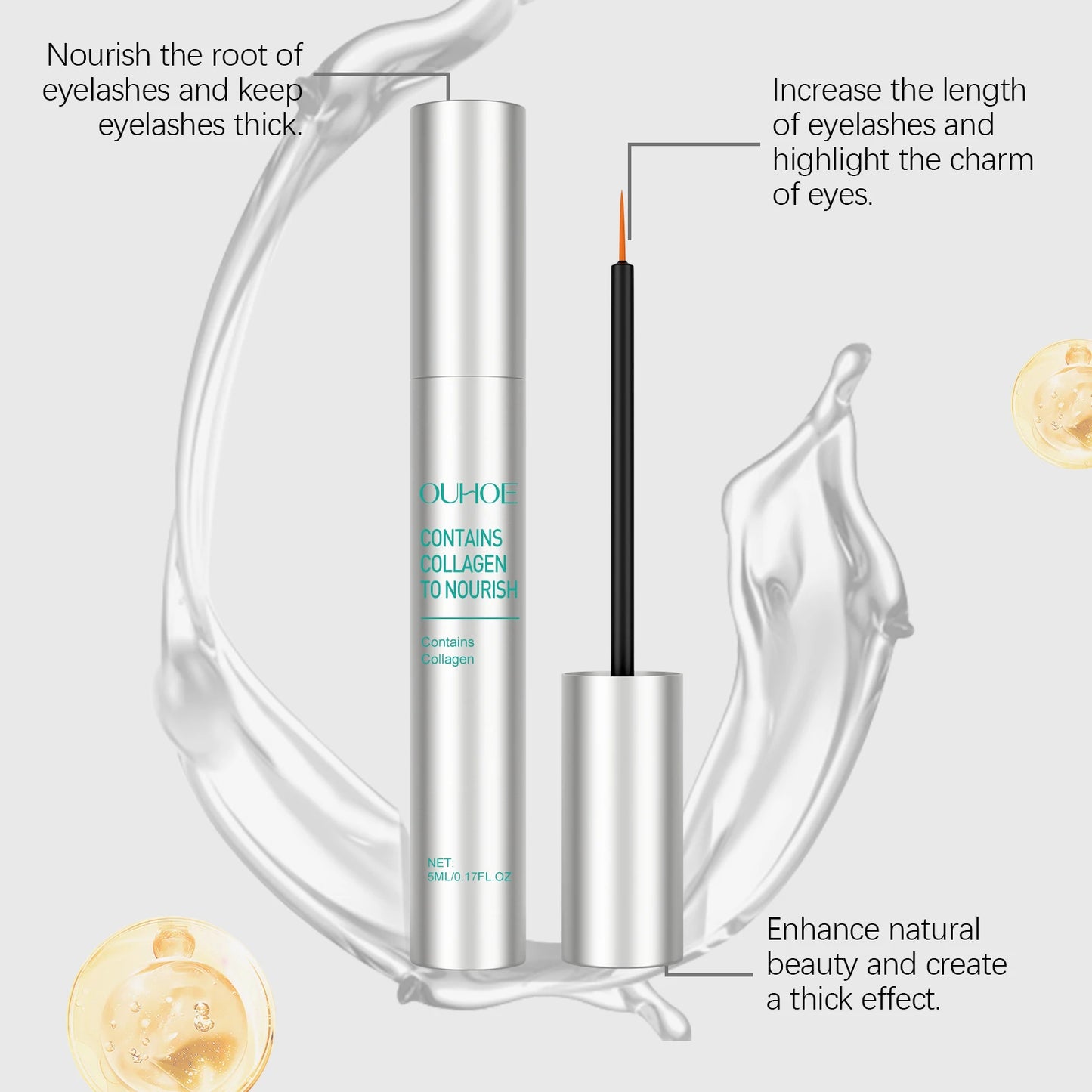 Eyelash & Eyebrow Growth Serum – Thicker, Longer Lashes