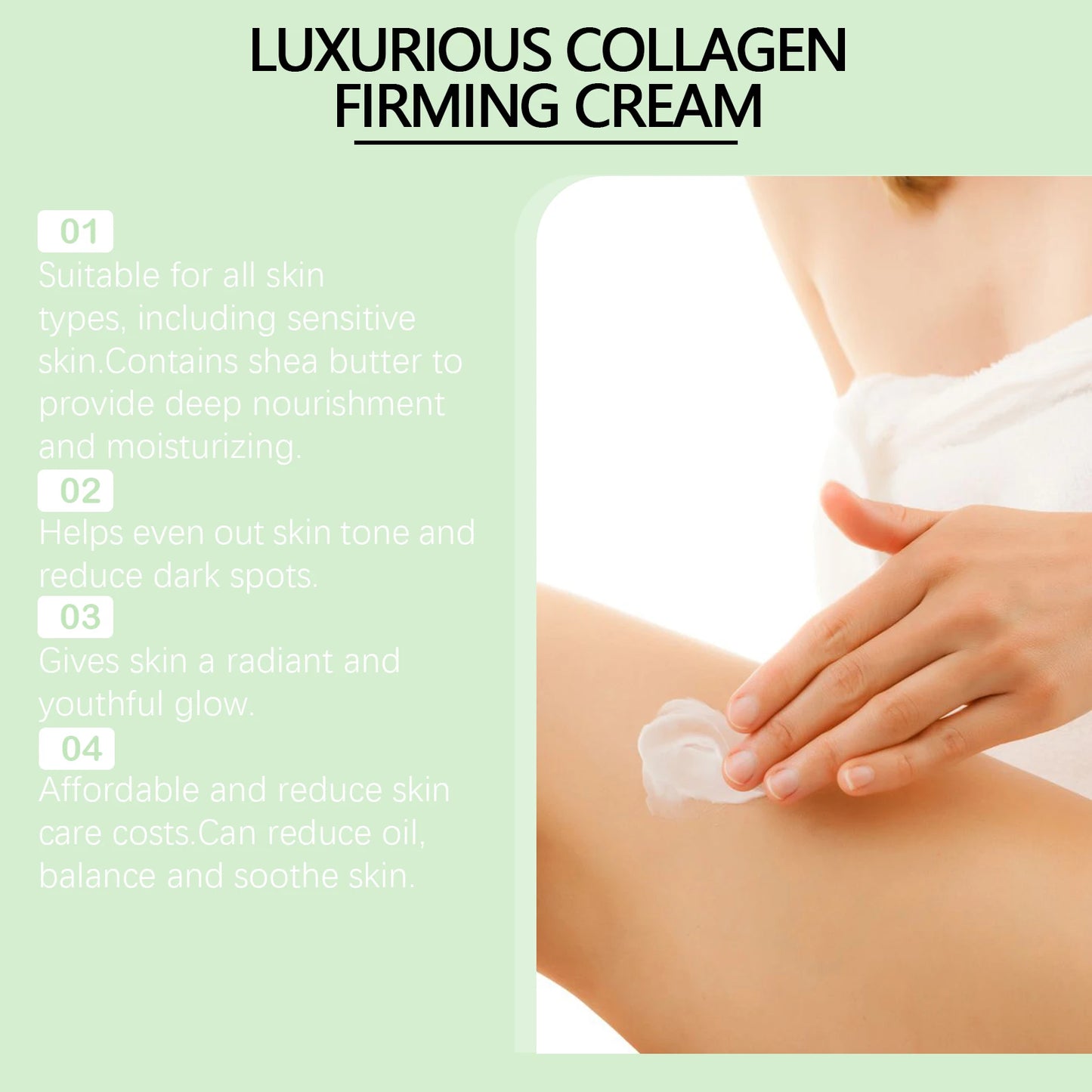 WEST MONTH Collagen Body Cream – Firm Skin & Reduce Fine Lines