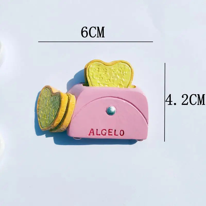 Cute Resin Fridge Magnet – Ice Cream & Cake Kitchen Décor