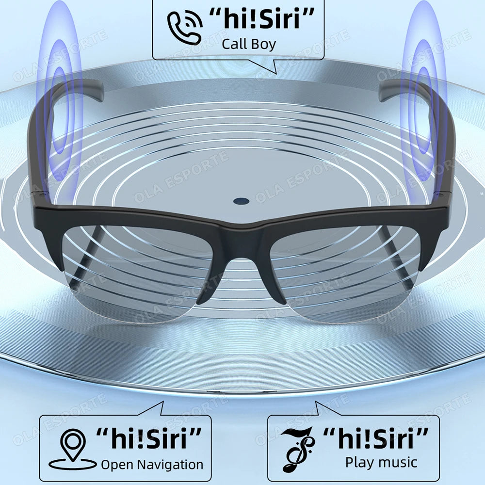 Bluetooth 5.3 Smart Audio Sunglasses – UV & Hands-Free Calls