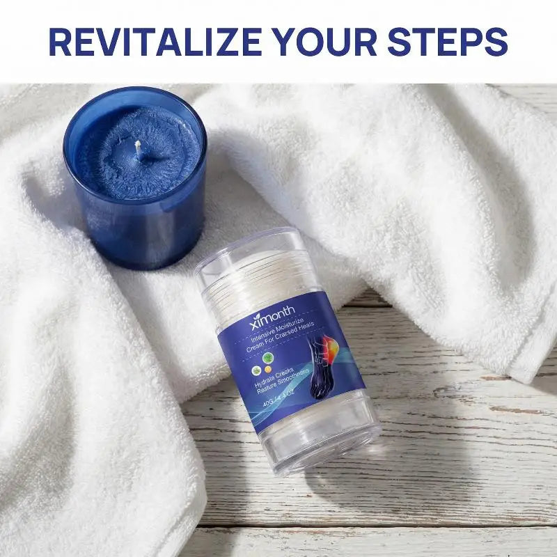 Foot Care Cream, Gentle Exfoliating, Moisturizing, Daily Foot Care Cream For Heels. Peaceful Pleasures Health and Wellness