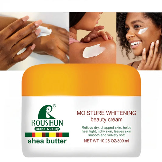 ROUSHUN 300ml Shea Butter Face & Body Moisturizing Cream Moisturizing Body Cream Oasis Select