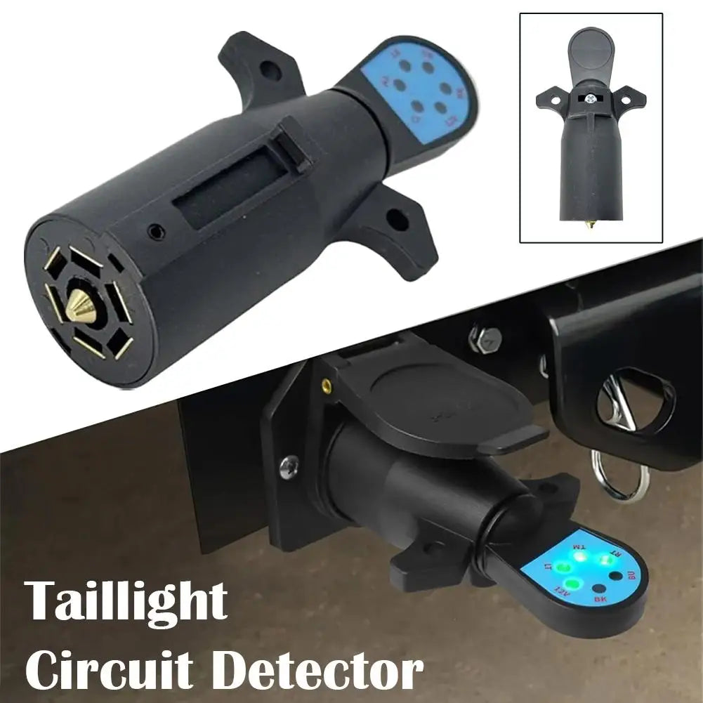 7-Pin Trailer Plug Tester | 7-Way RV Circuit Wiring Tester