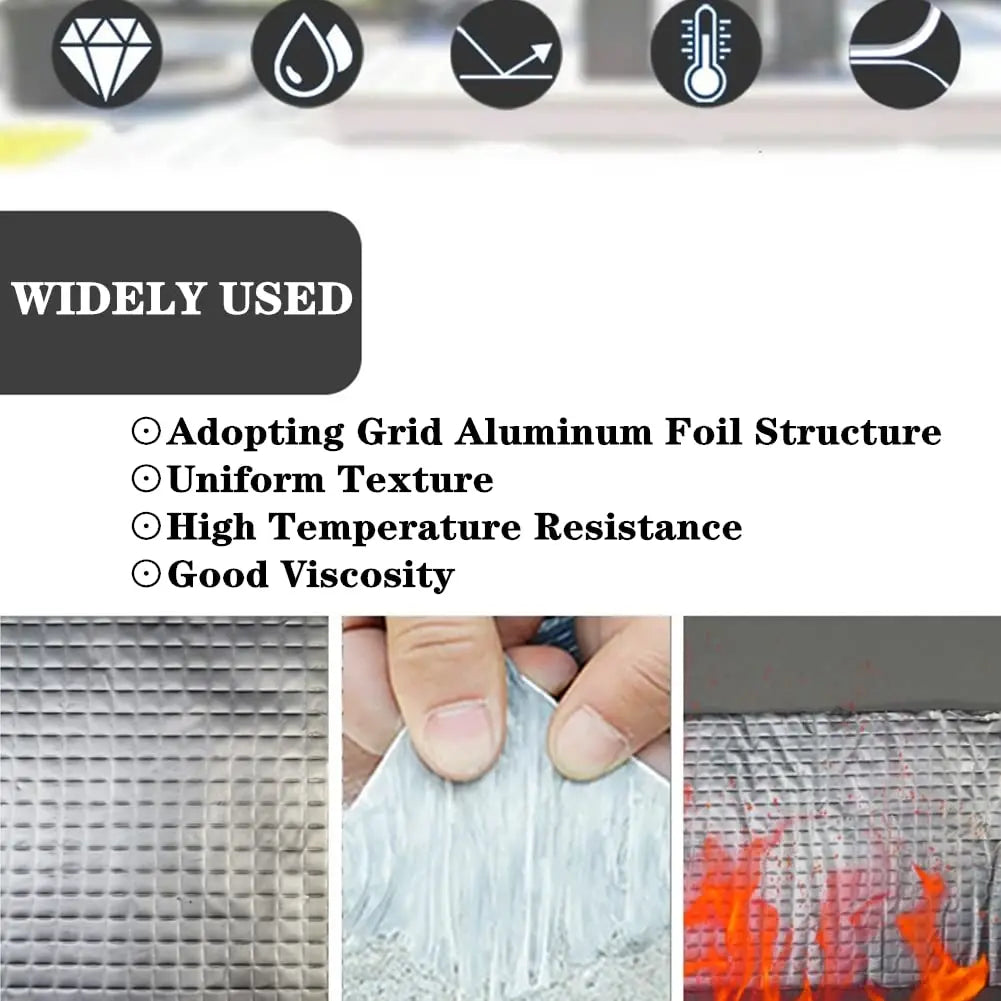 Aluminum Foil Butyl Tape – Waterproof Roof & Duct Repair
