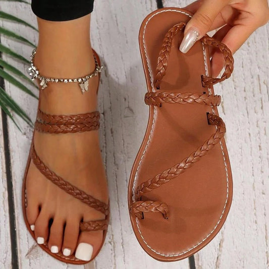 Women's Flat Beach Flip-Flops | Non-Slip Summer Slippers Women's Flip-Flops Peaceful Pleasures Health and Wellness A 37