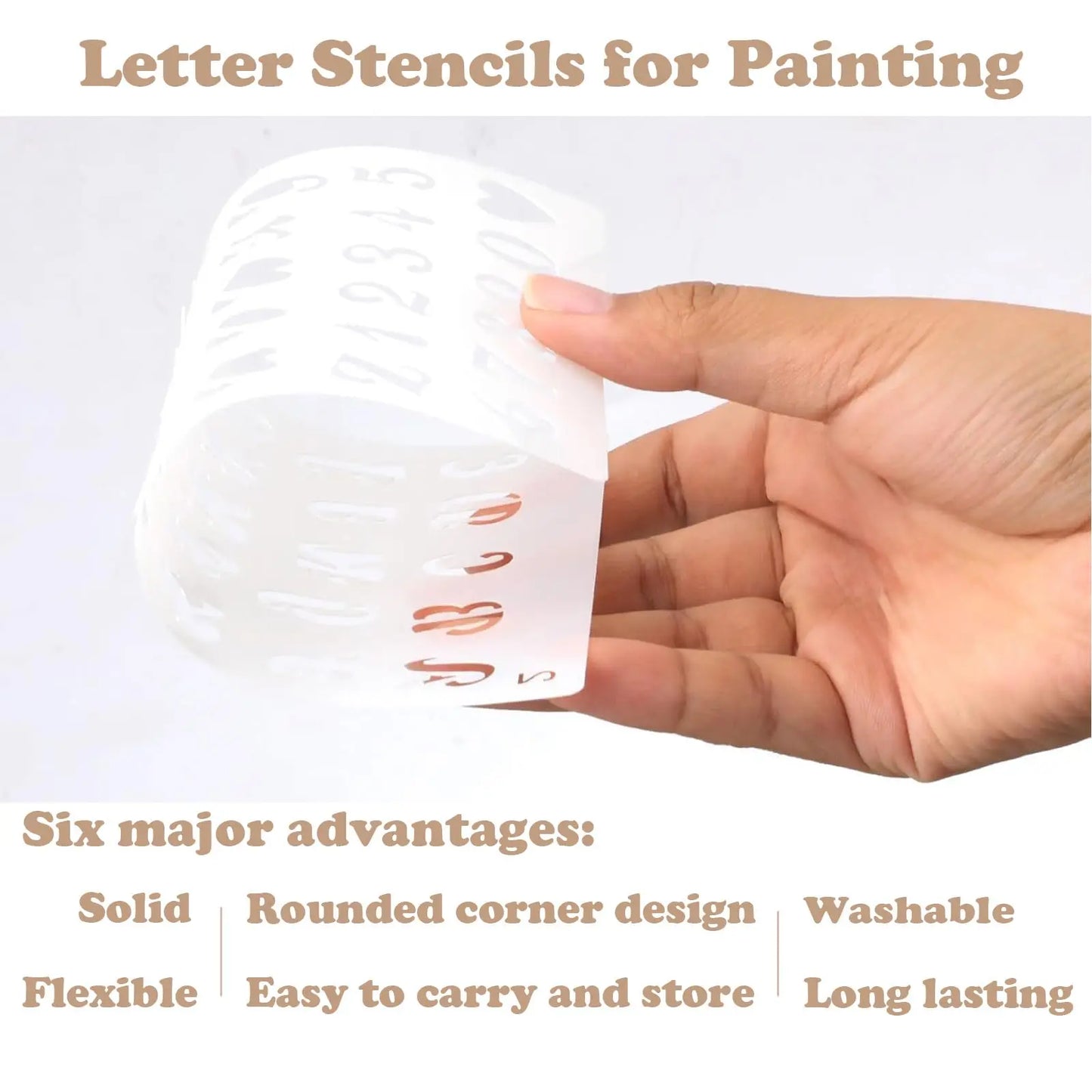 16/24Pcs Reusable Stencils Set, Abstract Texture Brick Pattern for Painting, Drawing, Card Making,Canvas, Furniture,Mixed Media Peaceful Pleasures Health and Wellness