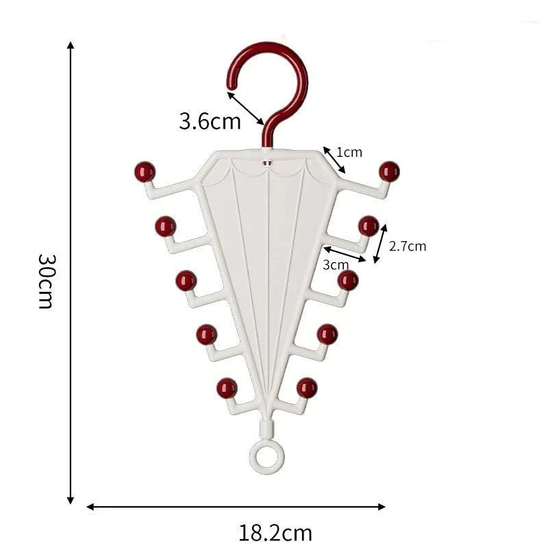 V-Shape Double-Sided Closet Hanger | 12-Hook Space Saver